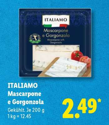 Italiamo Mascarpone e Gorgonzola