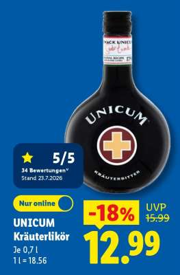 UNICUM Kräuterlikör