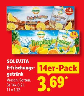 Solevita Erfrischungsgetränk