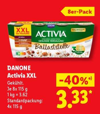 Danone Activia XXL