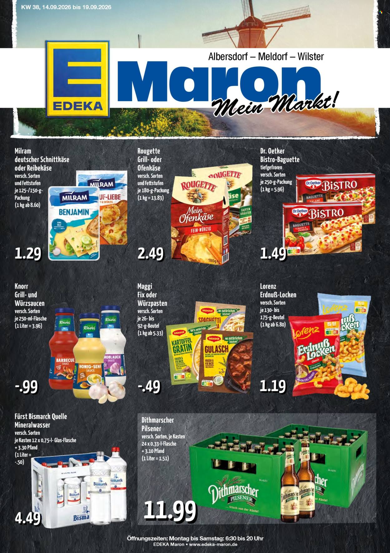 Edeka Prospekte  - 14.09.2026 - 19.09.2026. Seite 1