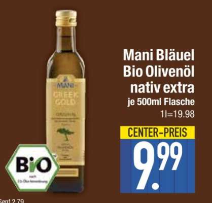Mani Bläuel Bio Olivenöl nativ extra
