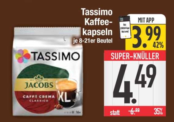 Tassimo Kaffeekapseln