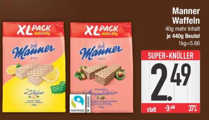 Manner Waffeln