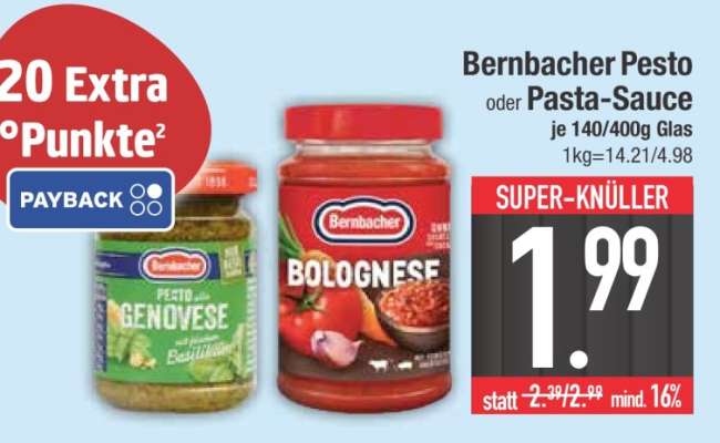 Bernbacher Pesto oder Pasta-Sauce