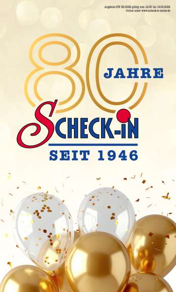 Prospekte Scheck-in - 14.09.2026 - 19.09.2026.
