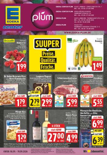 Prospekte Edeka - 14.09.2026 - 19.09.2026.