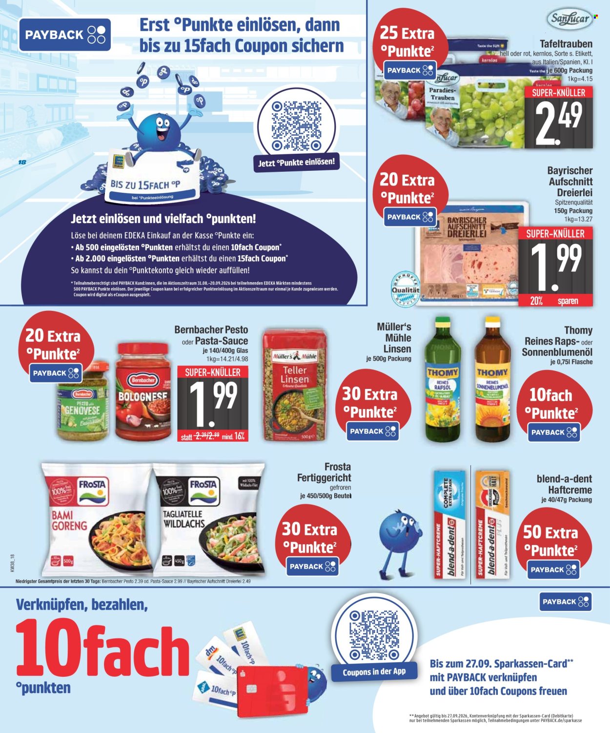 Edeka Prospekte  - 14.09.2026 - 19.09.2026. Seite 18