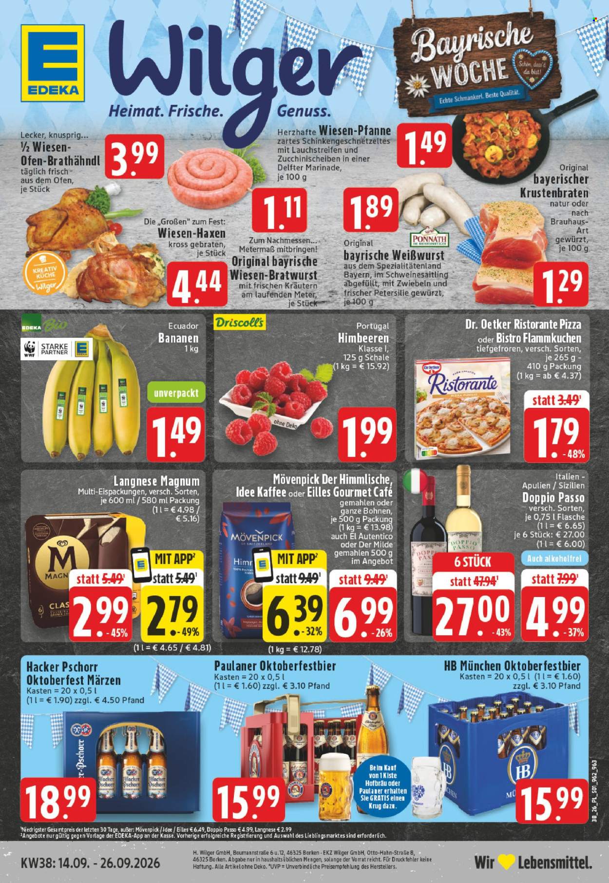 Edeka Prospekte  - 14.09.2026 - 19.09.2026. Seite 1