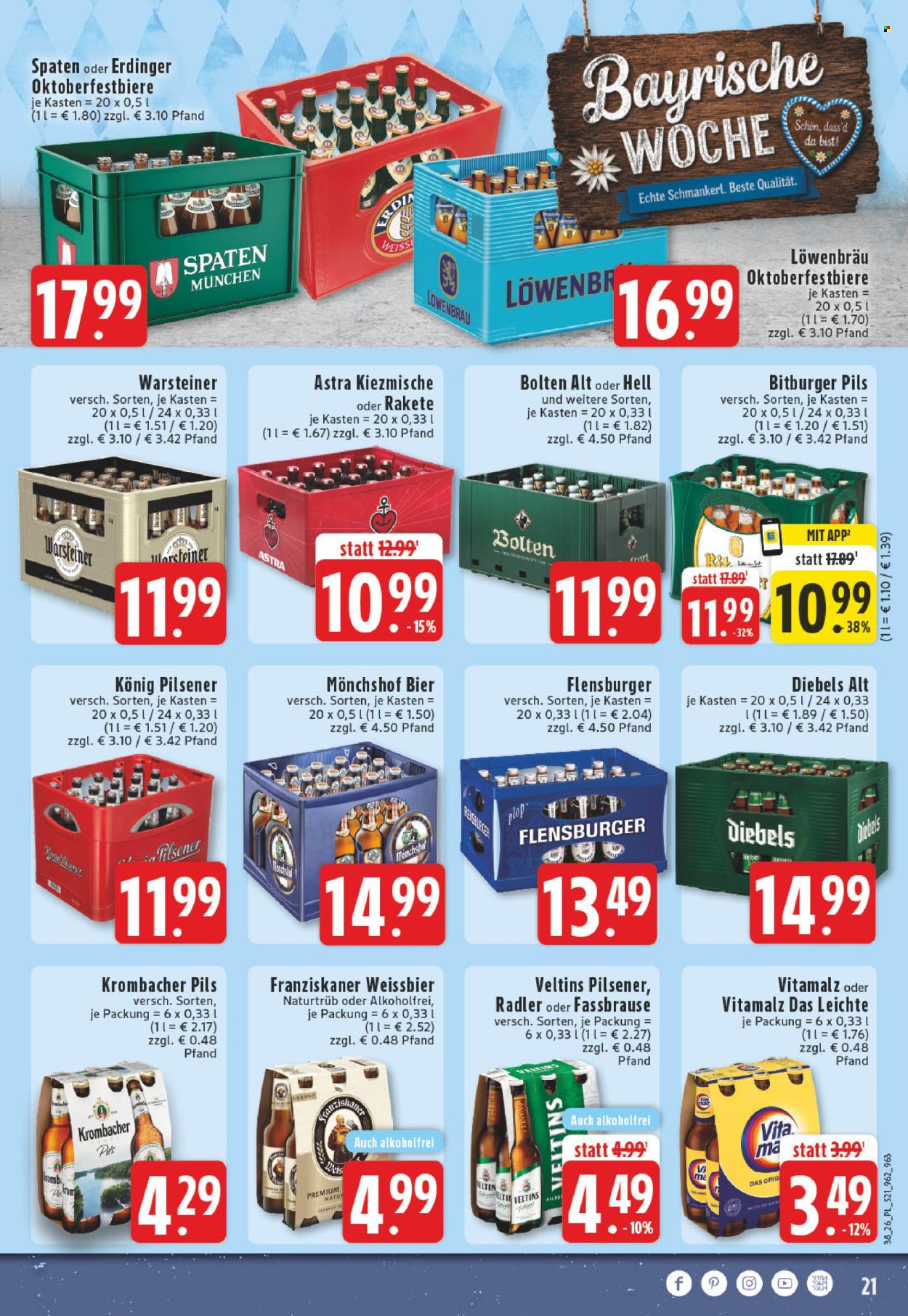 Edeka Prospekte  - 14.09.2026 - 19.09.2026. Seite 21
