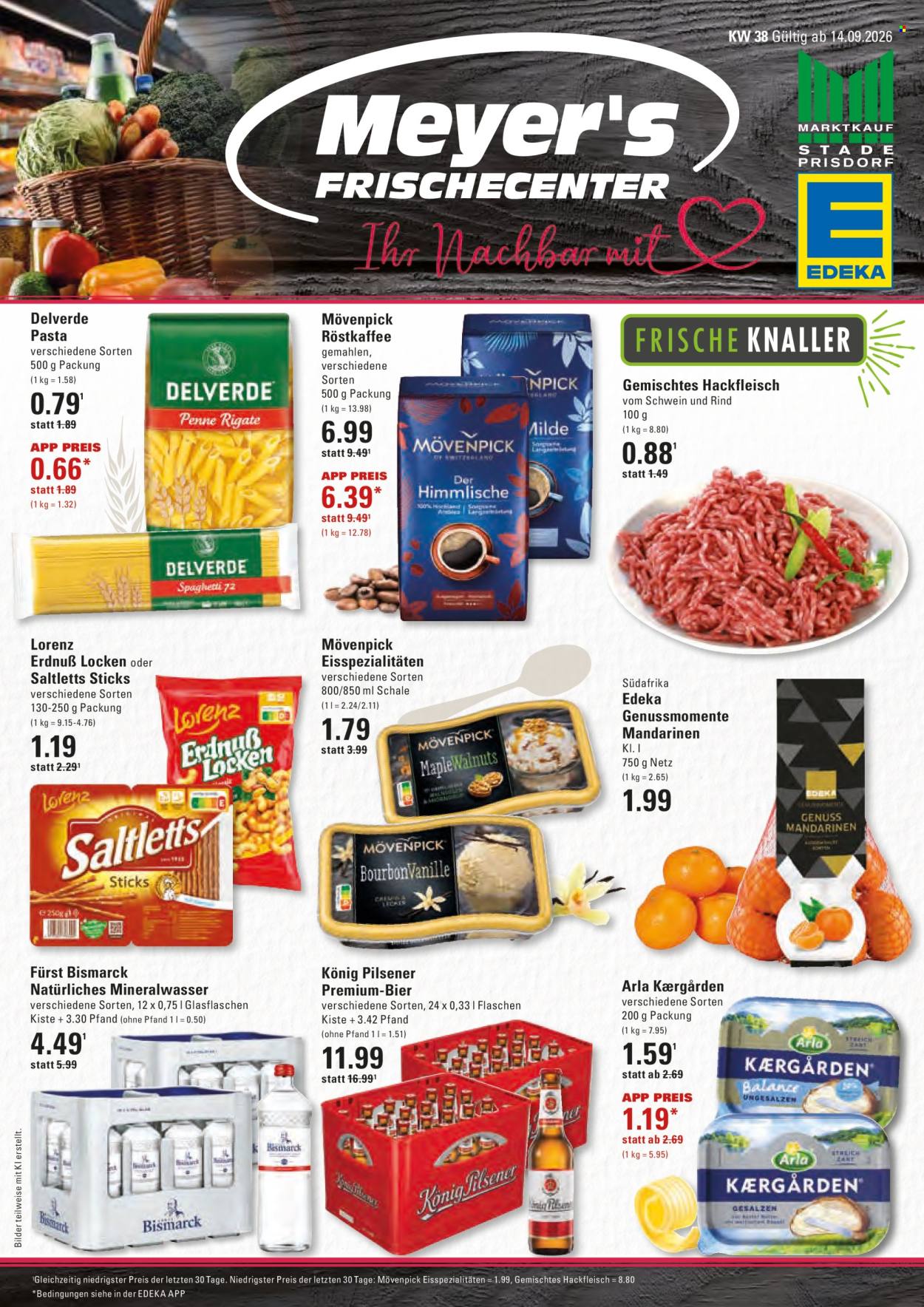 E center Prospekte  - 14.09.2026 - 19.09.2026. Seite 1