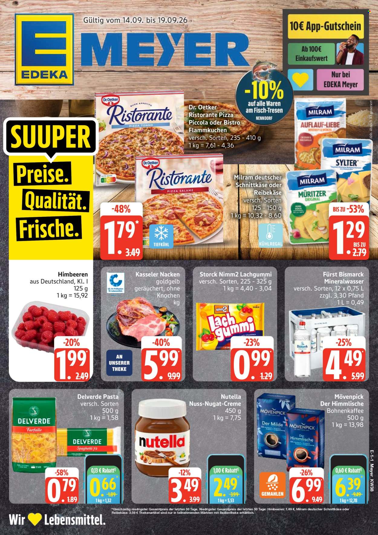 Edeka Prospekte  - 14.09.2026 - 19.09.2026. Seite 1