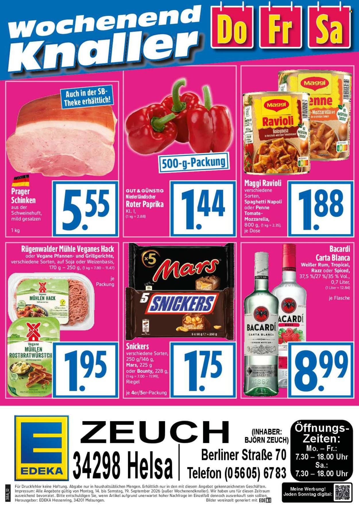 Edeka Prospekte  - 14.09.2026 - 19.09.2026. Seite 12