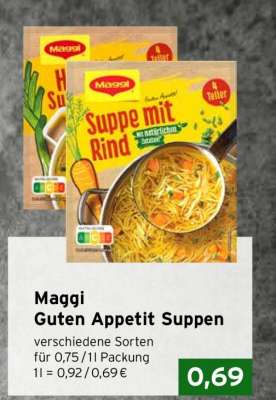 Maggi Guten Appetit Suppen