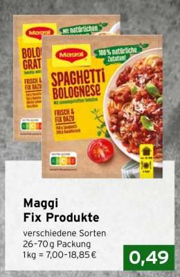 Maggi Fix Produkte