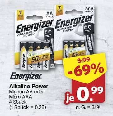 Energizer Alkaline Power