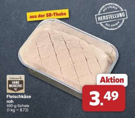 Fleischkäse roh