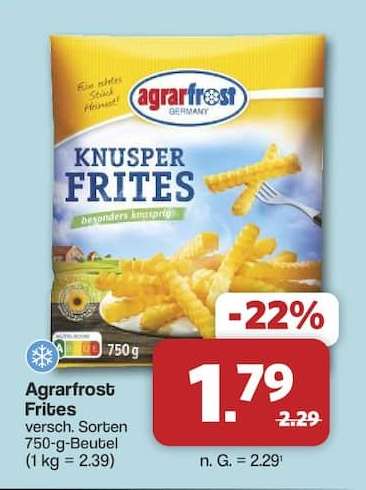 Agrarfrost Frites