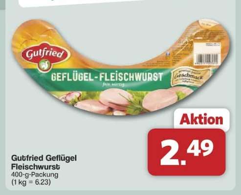 Gutfried Geflügel Fleischwurst