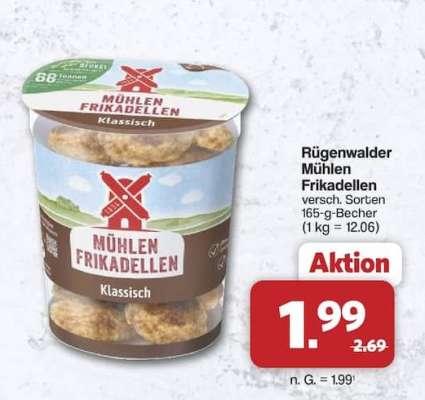 Rügenwalder Mühlen Frikadellen
