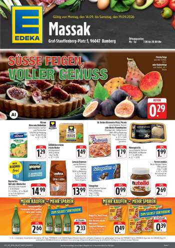 Prospekte Edeka - 14.09.2026 - 19.09.2026.