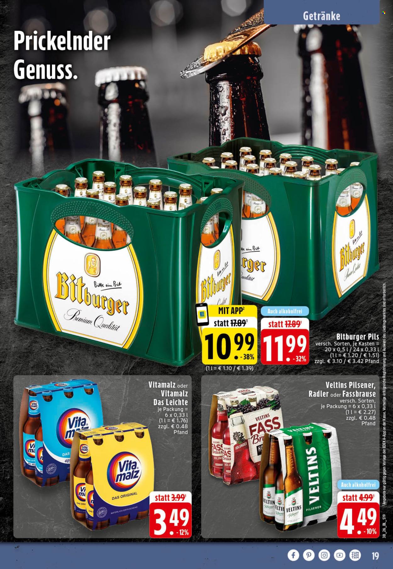 Edeka Prospekte  - 14.09.2026 - 19.09.2026. Seite 19
