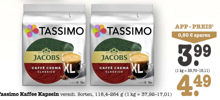 Tassimo Kaffee- kapseln*
