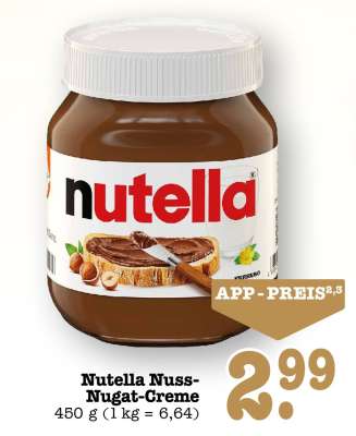 Nutella Nuss-Nugat-Creme