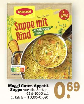 Maggi Guten Appetit Suppe