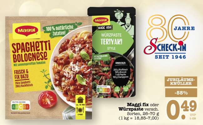 MAGGI Fix oder Würzpaste