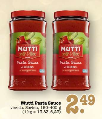 Mutti Pasta Sauce