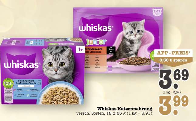 WHISKAS Katzennahrung