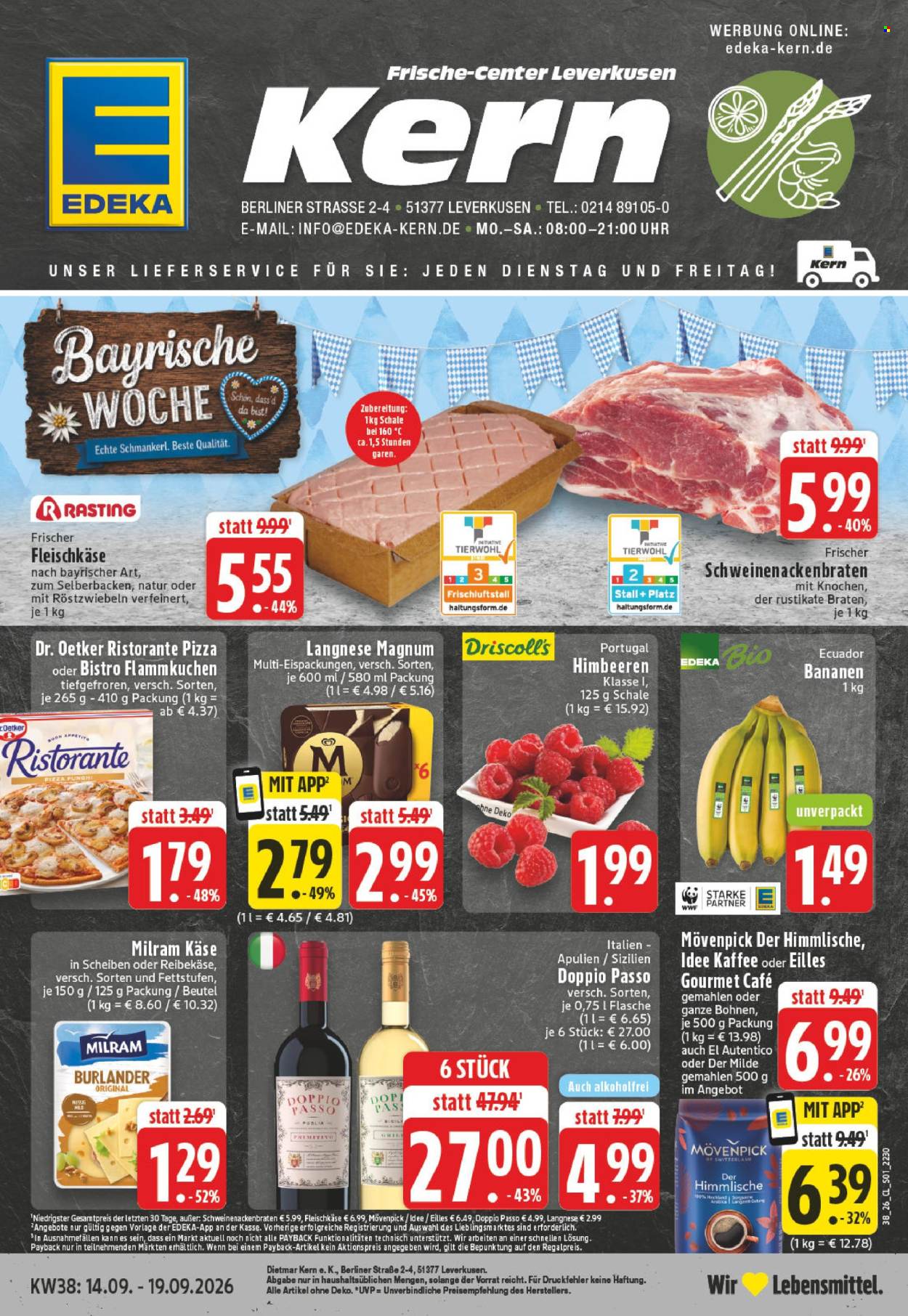 Edeka Prospekte  - 14.09.2026 - 19.09.2026. Seite 1