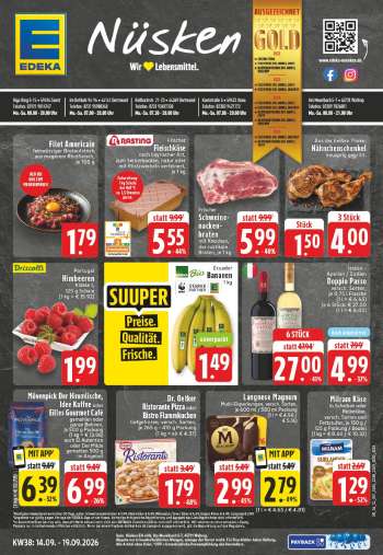 Prospekte Edeka - 14.09.2026 - 19.09.2026.