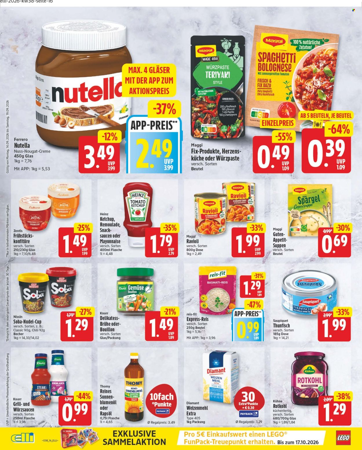 Edeka Prospekte  - 14.09.2026 - 19.09.2026. Seite 16