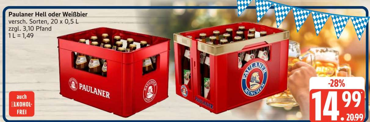Paulaner Hell oder Weißbier