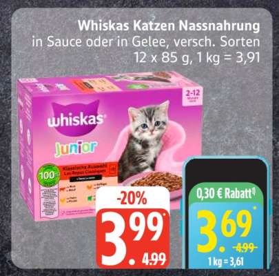Whiskas Katzen- nassnahrung*