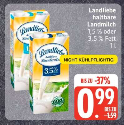 LANDLIEBE Haltbare Landmilch