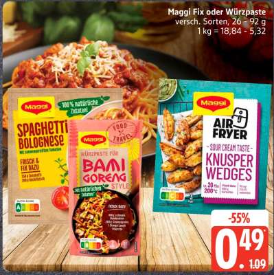 MAGGI Fix oder Würzpaste