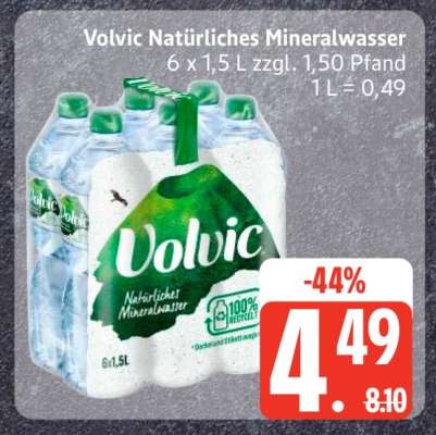 Volvic Natürliches Mineralwasser