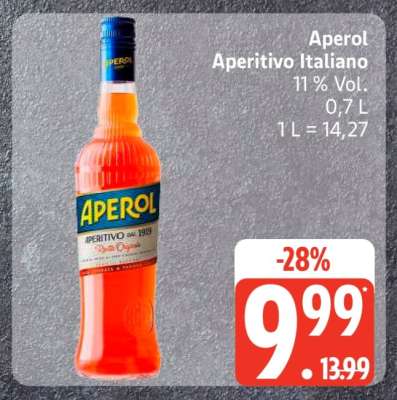 Aperol Aperitivo italiano