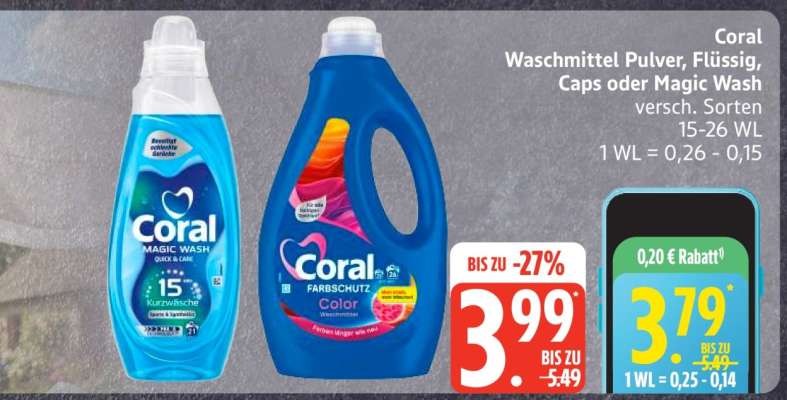 Coral Waschmittel