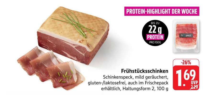 Frühstücksschinken