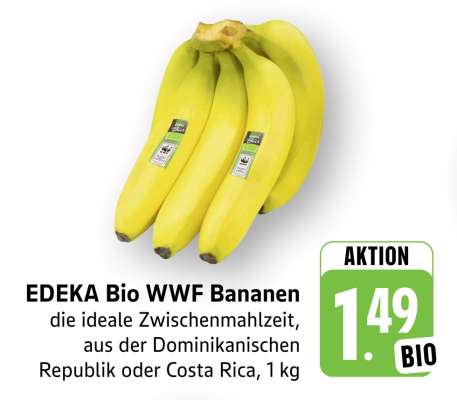 EDEKA Bio WWF Bananen