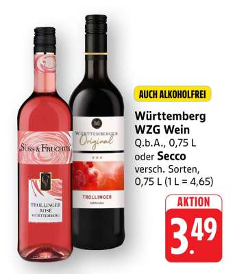 Württemberg WZG Wein