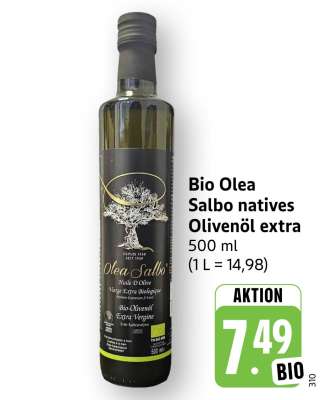 Bio Olea Salbo natives Olivenöl extra