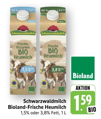 Schwarzwaldmilch Bioland-Frische Heumilch