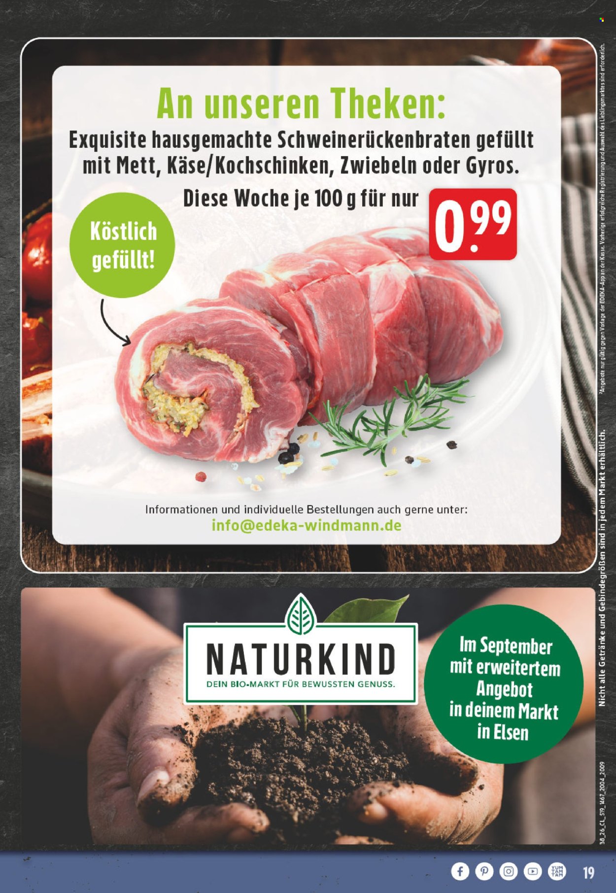 Edeka Prospekte  - 14.09.2026 - 19.09.2026. Seite 19