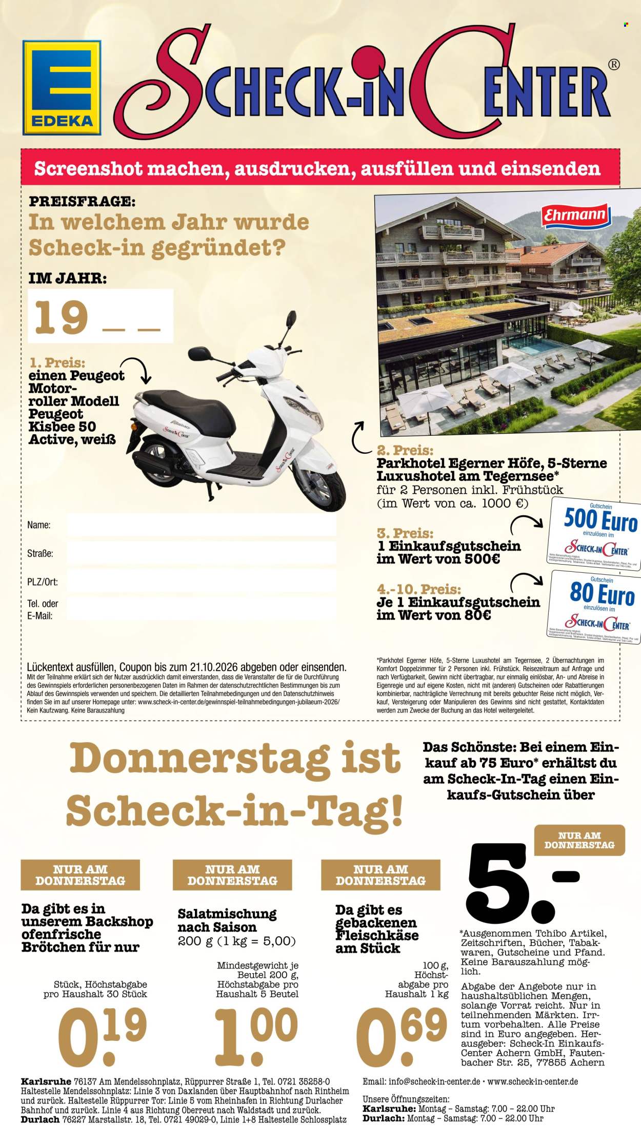 Scheck-in Prospekte  - 14.09.2026 - 19.09.2026. Seite 81
