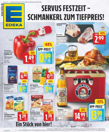 Prospekte Edeka - 14.09.2026 - 19.09.2026.